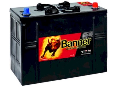 Autobaterie 12V 125Ah BUFFALO BULL 760A 345x172x283mm